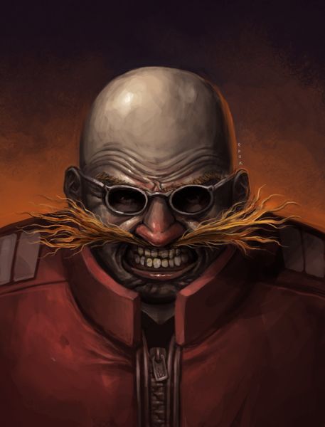 Dr. Eggman | Eggman, Sonic fan art, Creepy